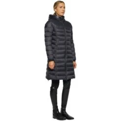 Cavalleria Toscana Long Hooded Puffer Jacket -Riding Horse Apparel Shop 21FWM GID246 NY084 7B00 01 b6460947 b63f 425e 960a eb4b0dffc92f