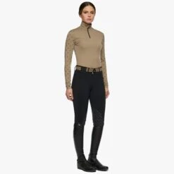 Cavalleria Toscana Mini CT Print Wool Training Polo -Riding Horse Apparel Shop 22FWM POD307 PA063 4B00 01 9701feaf fa71 4f26 a112 2bcb425a664a