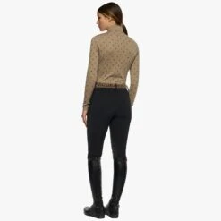 Cavalleria Toscana Mini CT Print Wool Training Polo -Riding Horse Apparel Shop 22FWM POD307 PA063 4B00 04 dd018486 2266 4fef ac72 63f75ca2dcd1