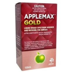 Abbey Labs Applemax Wormer & Boticide & Tapeworm 120ml