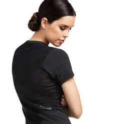 Baselayer Ariat Ascent Short Sleeve Black Ladies -Riding Horse Apparel Shop Ariat Ascent Short Sleeve Baselayer Black Ladies 4 ff3e86cf 9ad7 40d9 8d58 f262f6f6fa85