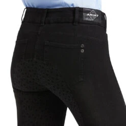Breeches Ariat Halo B Denim Full Seat Black Rinse Sp22 Ladies -Riding Horse Apparel Shop Ariat Breech Halo B Denim Full Seat Black Rinse Sp22 Ladies 3