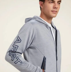 Hoodie Ariat Byron Full Zip Sp22 Heather Grey Mens -Riding Horse Apparel Shop Ariat Hoodie Byron Full Zip Sp22 Heather Grey Mens 4 7d7d5d41 3190 4d7f b1c7 ba1c7956d7b9