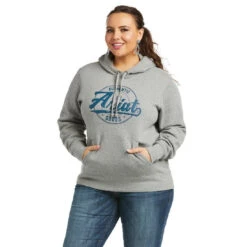 Hoodie Ariat Real Arm Logo Heather Grey W22 Ladies -Riding Horse Apparel Shop Ariat Hoodie Real Arm Logo Heather Grey W22 Ladies 2 beb46a4d 7223 4926 9f21 e66506b1cd64