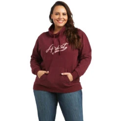 Sweatshirt Ariat Real Logo High Neck Heather Zinfandel Sp22 Ladies 10 Sweatshirt Ariat Real Logo High Neck Heather Zinfandel Sp22 Ladies -Riding Horse Apparel Shop Ariat Sweatshirt Real Logo High Neck Heather Zinfandel Sp22 Ladies 3
