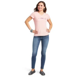 Tee Shirt Ariat Real Logo Script Classic Fit Quartz Pink Sp22 Ladies 11 Tee Shirt Ariat Real Logo Script Classic Fit Quartz Pink Sp22 Ladies -Riding Horse Apparel Shop Ariat Tee Real Logo Script Classic Fit Quartz Pink Sp22 Ladies 3