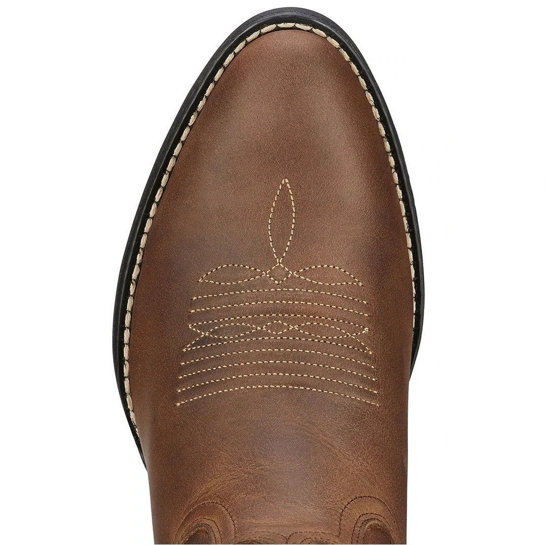 Western Boots Ariat Heritage Distressed Brown Ladies 6 Western Boots Ariat Heritage Distressed Brown Ladies - Image 4