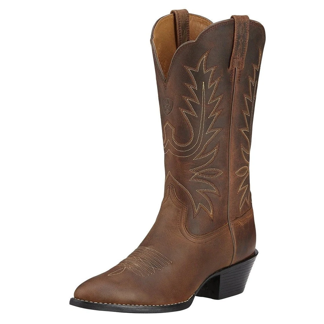 Western Boots Ariat Heritage Distressed Brown Ladies 3 Western Boots Ariat Heritage Distressed Brown Ladies