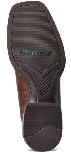 Western Boots Ariat Sport Pardner Matte Sp22 Rebel Brown & Blood Red Mens -Riding Horse Apparel Shop Ariat Western Boots Sport Pardner Matte Sp22 Rebel Brown Blood Red Mens 4