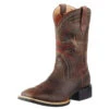 Western Boots Ariat Sport Wide Square Toe Distressed Brown Mens -Riding Horse Apparel Shop Ariat Western Boots Sport Wide Square Toe Distressed Brown Mens