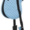 Bare Back Pad Shaped Blue & Black -Riding Horse Apparel Shop Bare Back Pad Shaped Blue Black