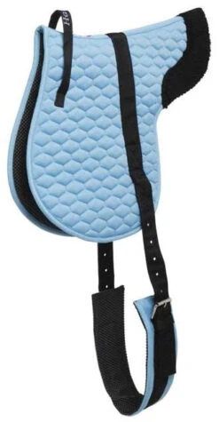 Bare Back Pad Shaped Blue & Black