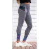 Performance Riding Tights In Grey Mermaid For Equestrians -Riding Horse Apparel Shop Bare Equestrian Performance Riding Tights Grey Mermaid