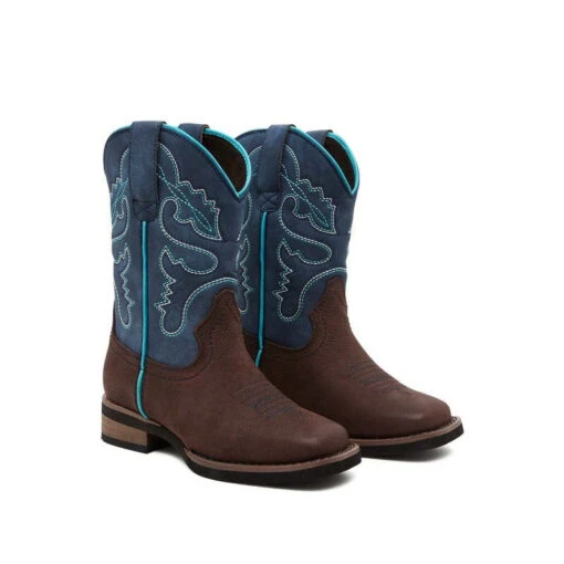 Western Boots Baxter Childrens Dark Brown Youth 2 Western Boots Baxter Childrens Dark Brown Youth -Riding Horse Apparel Shop Baxter Western Boots Childrens Dark Brown Youth