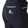 CoolMax Black Breeches In Sizes 6 To 28 - With Silicone Seat Grip -Riding Horse Apparel Shop Black Breeches silicone seat Plum Tack