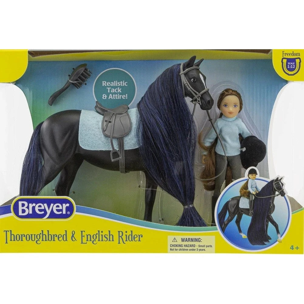 Breyer Freedom Jet With English Rider Charlotte 3 Breyer Freedom Jet With English Rider Charlotte
