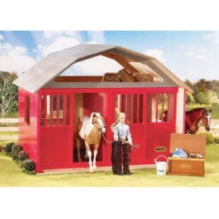 Breyer Two Stall Traditional Barn In Red