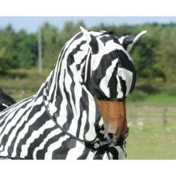 Bucus Fly Masks -Riding Horse Apparel Shop Buzz Off Zebra Mask