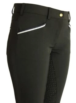 CoolMax Jodhpurs In Sizes 6 To 28, In Black With Silicone Seat Grip -Riding Horse Apparel Shop CoolMax Black 2 b2514d7f 62de 4460 af25 8db6fa510e7d