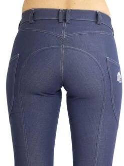 Denim Breeches With Phone Pocket And NO Silicone