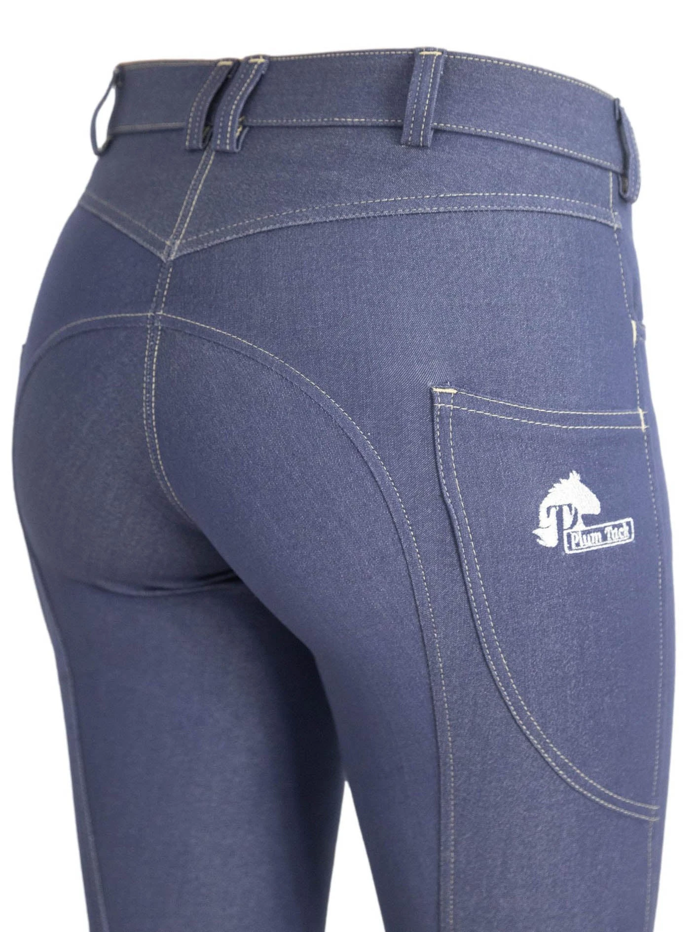Denim Jodhpurs With Phone Pocket And NO Silicone 3 Denim Jodhpurs With Phone Pocket And NO Silicone