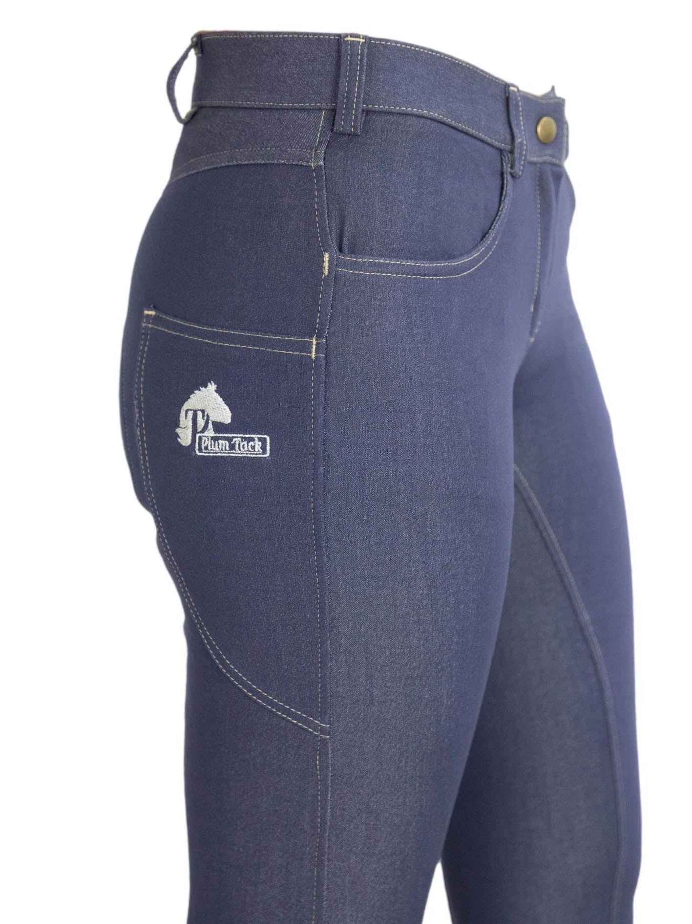 Denim Jodhpurs With Phone Pocket And NO Silicone 6 Denim Jodhpurs With Phone Pocket And NO Silicone - Image 4