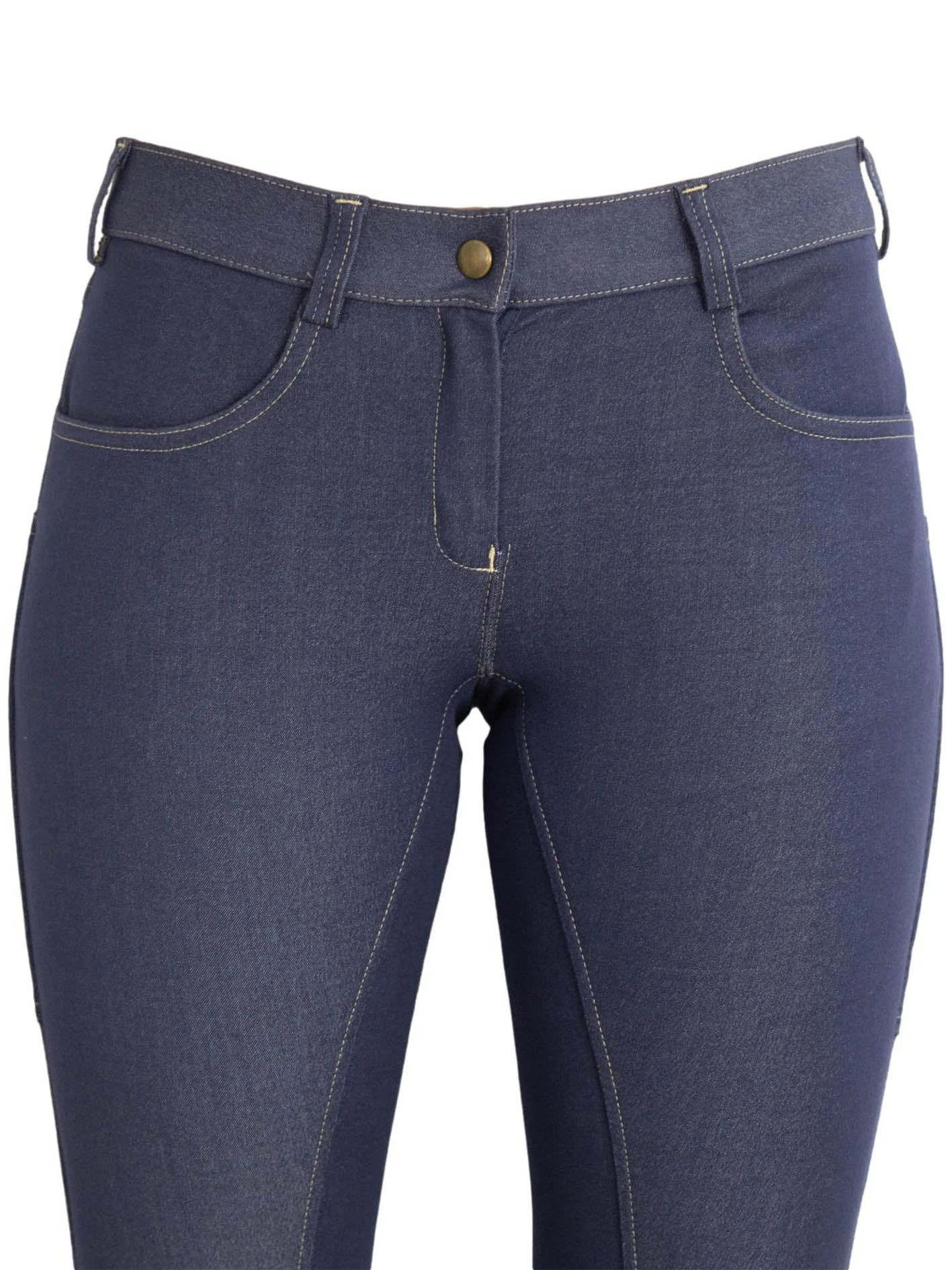 Denim Jodhpurs With Phone Pocket And NO Silicone 7 Denim Jodhpurs With Phone Pocket And NO Silicone - Image 5