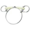 Dexter Snaffle Bit Large Ring White 12.5cm 5.0" -Riding Horse Apparel Shop Dexter Snaffle Bit Large Ring White 12 5cm 5 0