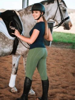 Earlwood Lexington Khaki Ladies Tights 22 Earlwood Lexington Khaki Ladies Tights -Riding Horse Apparel Shop Earlwood Lexington Tights Khaki Ladies 6