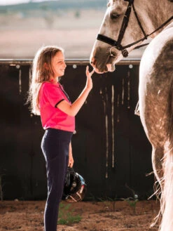 Child's Navy Lexington Tights In Earlwood -Riding Horse Apparel Shop Earlwood Lexington Tights Navy Childs 9