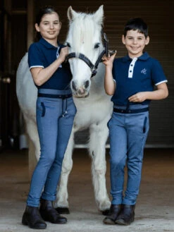 Jodhpurs Earlwood Tracky Navy Childs -Riding Horse Apparel Shop Earlwood Tracky Jodhpurs Navy Childs 16