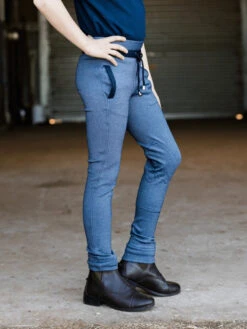 Jodhpurs Earlwood Tracky Navy Childs -Riding Horse Apparel Shop Earlwood Tracky Jodhpurs Navy Childs 4