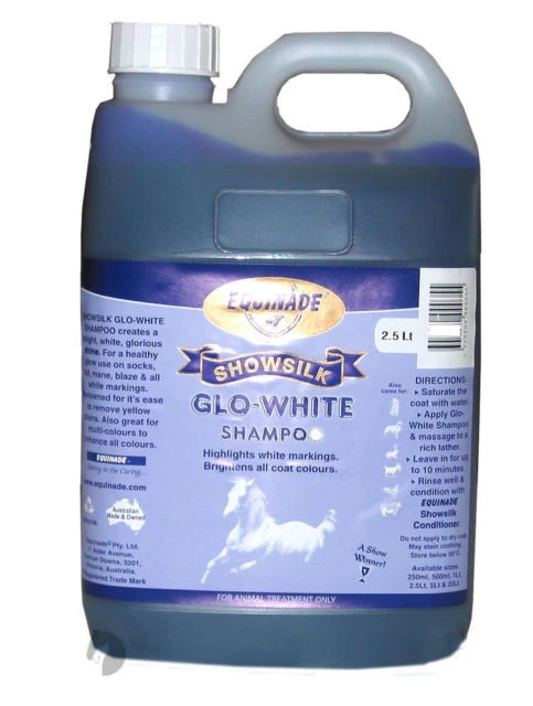 Shampoo Equinade Glo White 2.5litre 3 Shampoo Equinade Glo White 2.5litre
