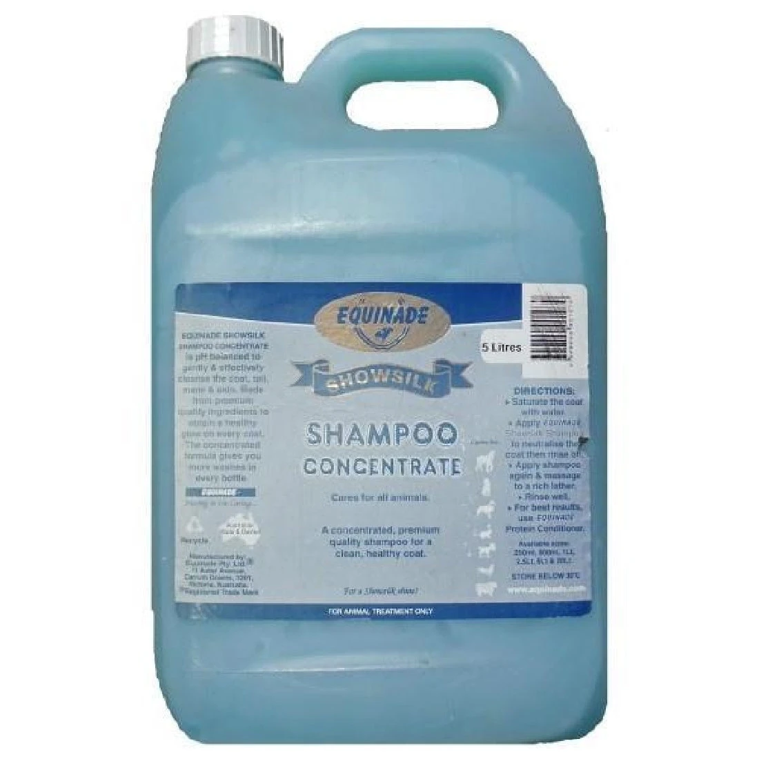 Shampoo Equinade Showsilk 5litre 3 Shampoo Equinade Showsilk 5litre