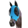 Fly Mask Lycra Pull On Kool Master Turquoise & Black -Riding Horse Apparel Shop Fly Mask Lycra Pull On Kool Master Turquoise Black
