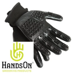 Mitt Grooming Glove Hands On