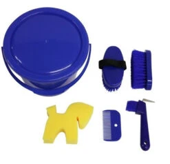 Grooming Kit Bucket Showmaster Blue