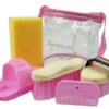 Grooming Kit Gymkhana 6 Piece Pink -Riding Horse Apparel Shop Grooming Kit Gymkhana 6 Piece Pink