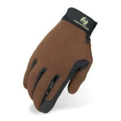 Gloves Heritage Performance Brown -Riding Horse Apparel Shop Heritage Performance Glove Brown 5