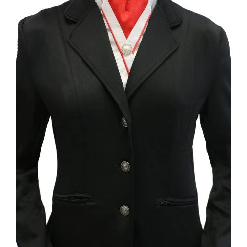 Riding Jacket Huntington Hudson Black Ladies 4 Riding Jacket Huntington Hudson Black Ladies - Image 2