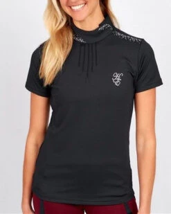 Shirt Show Huntington Olivia With Diamantes Navy Ladies