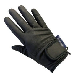 Gloves Huntington Synthetic Show Black -Riding Horse Apparel Shop Huntington Synthetic Show Gloves Black 5
