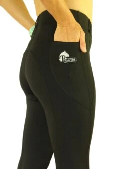 Classic Black Riding Tights - Silicone-Free -Riding Horse Apparel Shop IMG 1907 clipped rev 1 1 e714a70c 2926 4da4 ad7b 0efd2797344a
