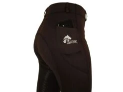Java Brown Riding Tights, Sizes 6-28 -Riding Horse Apparel Shop Javabrownridingtightswithphonepocket4