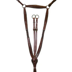 Breastplate Premier Blk Buckles Leather Jeremy & Lord Russet -Riding Horse Apparel Shop Jeremy Lord Breastplate Premier Blk Buckles Leather Russet 7