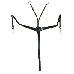 Breastplate Premier Leather Jeremy & Lord Black -Riding Horse Apparel Shop Jeremy Lord Breastplate Premier Leather Black 5