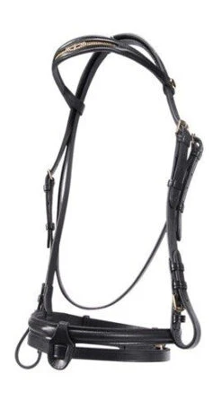 Bridle Hanoverian Prestige Leather Jeremy & Lord Full Black