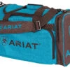 Luggage Ariat Gear Bag Junior Turquoise & Brown -Riding Horse Apparel Shop Luggage Gear Bag Ariat Junior Turquoise Brown