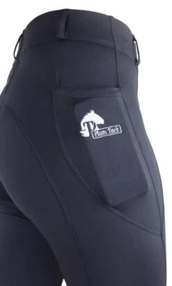 Classic Black Riding Tights - Silicone-Free -Riding Horse Apparel Shop MG 1862 clipped rev 1 1