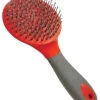Brush Mane & Tail Ergonomic Grip Red -Riding Horse Apparel Shop Mane Tail Brush Ergonomic Grip Red